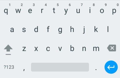 Aby wyświetlić klawiaturę numeryczną z symbolami, dotknij. 3. Dotknij, aby postawić przecinek lub dotknij i przytrzymaj, aby otworzyć opcje wprowadzania tekstu. 4.