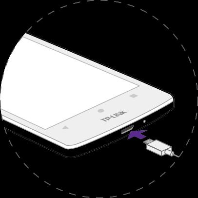 Wkładanie baterii Umieść baterię we wnęce smartfona, łącząc złote wtyki baterii ze złotymi stykami telefonu. Następnie delikatnie ją dociśnij, aby dobrze ją zamocować.
