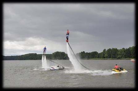 dla dzieci i dorosłych: flyboard,