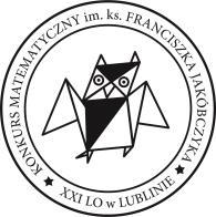 XX JUBILEUSZOWY KONKURS MATEMATYCZNY im. ks. dra F. Jakóbczyka 19 marca 2016 r. wersja A!Twoje imię i nazwisko... Numer Twojego Gimnazjum.. Tę tabelę wypełnia Komisja sprawdzająca pracę.