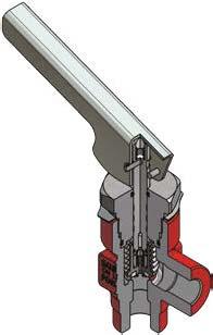 QDV - Zawór odcinający QDV to szybko zamykające się zawory odcinające do spustu oleju, przeznaczone szczególnie do odprowadzania oleju z układów zawierających czynnik chłodniczy (amoniak) pod