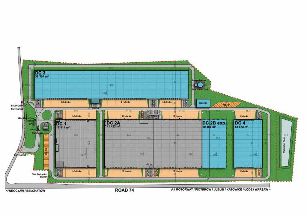 plan parku site plan - istniejące