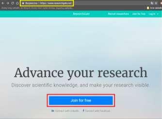 ResearchGate to międzynarodowy, bezpłatny serwis społecznościowy, skierowany do naukowców wszystkich dyscyplin.