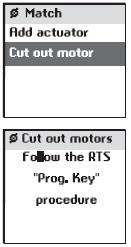 Powtarzaj procedurę od początku (menu System > Motors > pairing > Add motors ) tyle razy, ile urządzeń przewidzianych do kojarzenia znajduje się w twoim domu.