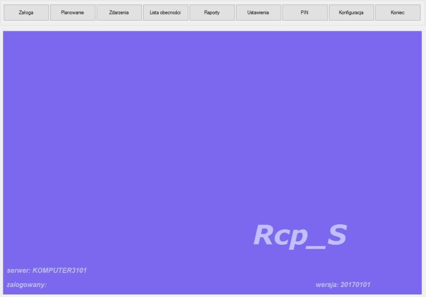 RCP_S - instrukcja programu - wersja jednostanowiskowa z bazą danych SQL - komputer z systemem operacyjnym: Win7, Win8, Win10 w wersji 32 lub 64 bitowej - na komputerze musi być możliwość