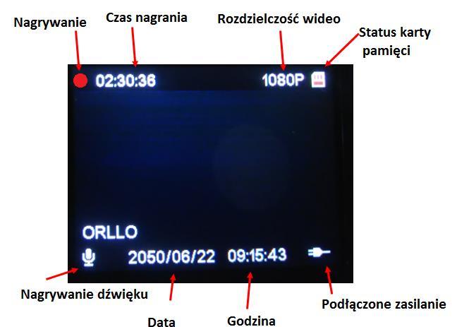 TRYB APARAT/ZDJĘĆ: Wejdź w MENU i wybierz opcje APARAT, aby przełączyć się na tryb robienia zdjęć. Naciśnij krótko przycisk OK, aby zrobić zdjęcie.