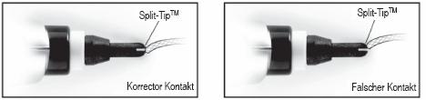 Użyj do tego celu systemu prowadzącego, który znajduje się na końcu urządzenia. 1. Naciśnij włącznik urządzenia ( pozycja ON).
