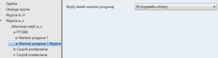 3.2.4.4.6 Okno parametrów a: Wartość progowa 1 Wyjście Poniższe dane obowiązują również dla a: Wartość progowa 2 Wyjście.