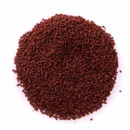 Scarlet Wysoka strawność Zawiera astaksantynę Z dodatkiem BIO-MOS (mannooligosacharydy) Białko 53% 0.5-0.8 mm (S) Tłuszcze 13% 0.8-1.2 mm (M) Włókno surowe 0,1% 1.2-1.