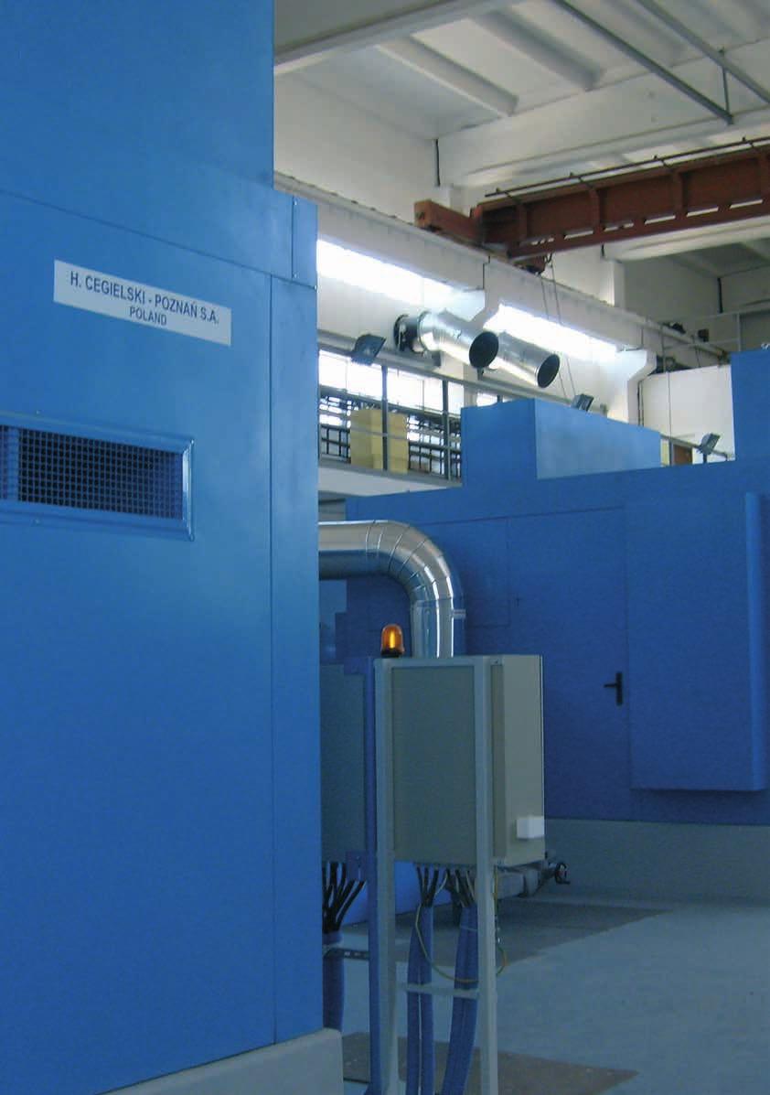 PRZYKŁADOWE INSTALACJE DMUCHAW TYPU DA Dmuchawy typu DA produkcji H.CEGIELSKI-POZNAŃ S.A. pracują od lat w polskich i zagranicznych oczyszczalniach ścieków.