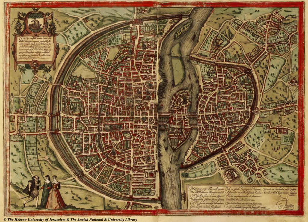 Zadanie izoperymetryczne i stare plany miast Źródło: Braun, Hogenberg, Civitates Orbis Terrarum, 1572