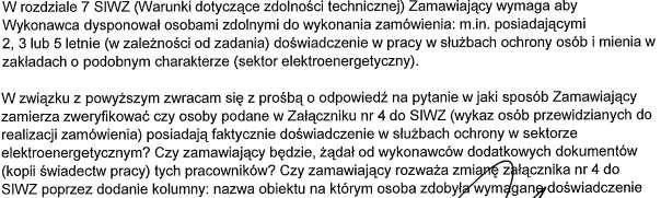Pytanie 12 Zamawiający nie żądają, żadnych dodatkowych dokumentów, wystarczy oświadczenie Wykonawcy.