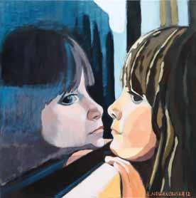 80 Elżbieta Nowakowska (ur. 1977 r., Olecko) Odbicie, 2012 r. akryl/płótno, 80 x 80 cm sygnowany p.