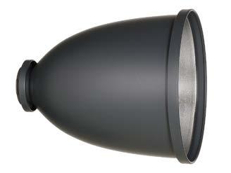 24 Reflektor Broncolor P-50 Kąt świecenia: 52 o (Pulso 8), 49 o (Pulso Twin) Wymiary: 345 x 394 mm Waga: 1,1 kg Kompatybilność: Minipuls: C40,
