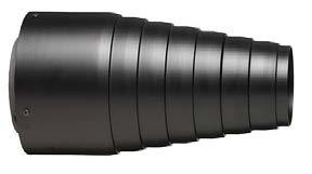 25 Snoot Broncolor Kąt świecenia: 20 o (Pulso 8), 49 o (Pulso Twin) Wymiary: 760 x 265 mm Waga: 350 gr