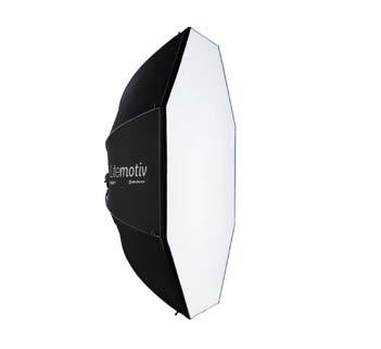 36 Softbox Elinchrom Octa 190 Wymiar 190 cm Softbox szesnastoboczny tworzący nową jakość oświetlenia Silny i stabilny uchwyt (oferowany opcjonalnie) dostępny do