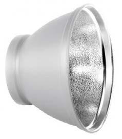 38 Reflektor Elinchrom 21cm/50 O Reflektor standardowy 21cm/50 21 cm ( 8 1/4 ) 50 Powierzchnia odbijająca światło o fakturze