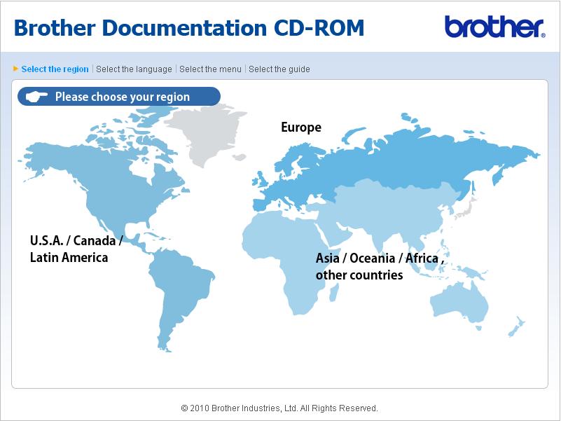 Rozdział 1 b (Użytkownicy komputerów Macintosh) Kliknij dwukrotnie ikonę płyty CD-ROM, a następnie kliknij dwukrotnie plik index.html. c Kliknij swój kraj.