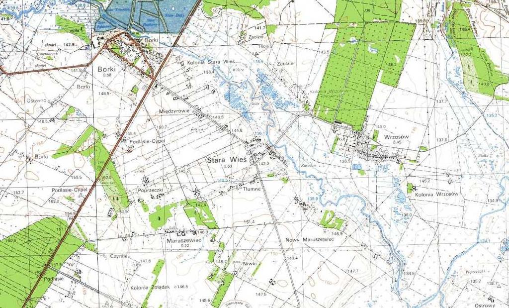 PLAN ORIENTACYJNY PROJEKT BUDOWLANO-WYKONAWCZY Budowa wielofunkcyjnego boiska sportowego o nawierzchni z trawy naturalnej w m.