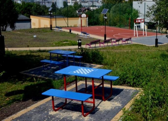 Podobszar rewitalizacji: P2. Nowe Miasto TYTUŁ ZADANIA/PROJEKTU Międzypokoleniowe podwórko - organizacja strefy sportowo-rekreacyjnej osiedli Wyszyńskiego, Sikorskiego, 700-lecia i Kościuszki.
