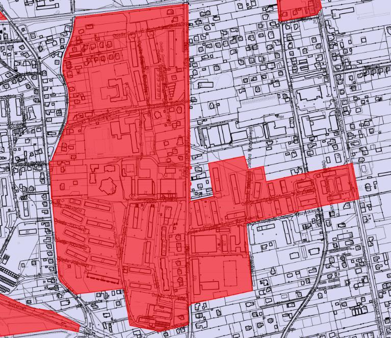5.2. PODOBSZAR 2. NOWE MIASTO 2 Źródło: opracowanie własne Mapa 2. Podobszar 2.