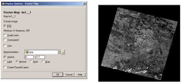 spectral range 0-120 instead of