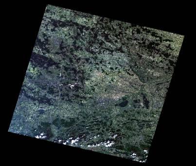 6.2 Color composition Multispectral images can be presented in visual form using basic colors: R, G, B.