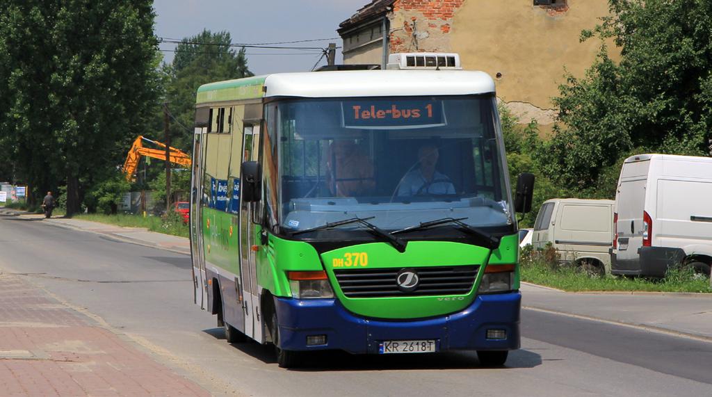 Tele-Bus Na terenie Płaszowa i Rybitw funkcjonuje usługa autobusu na telefon - Tele-Bus. Polega ona na możliwości zamówienia kursu autobusu w dowolnej relacji na obszarze działania Tele-Busa.