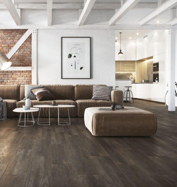 Nordic Oak brown Przestrzeń dla