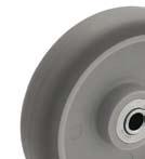 Koła i zestawy kołowe aparaturowe Light duty wheels and castors Koło serii WLTPC M, termoplastyczna guma, piasta polipropylenowa Wheel series WLTPC M, thermoplastic rubber