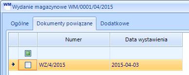 W sekcji Nagłówek znajdują się podstawowe dane dokumentu: Numer dokumentu automatycznie wygenerowany numer dokumentu zawierający kolejny numer, numer miesiąca, rok oraz serię magazynu.