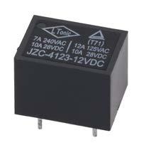 JQX-105F-1-30A/12V I max: 30 A U max: 250 V AC R cewki: 150 Ω In: 80 ma Wymiary: 15x19x15 mm