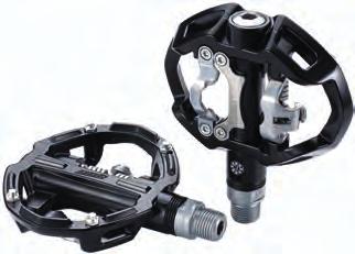 BBB ForceMount Ti Wytrzymały i lekki kompozytowy mechanizm zapinania. BBB RoadDynamic Wytrzymały i lekki kompozytowy mechanizm zapinania. n Wysokiej jakości oś CroMo typu kartridż.