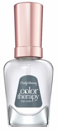 Top Coat Color Therapy Eliksir Color Therapy CENA I DOSTĘPNOŚĆ: Nowe lakiery Sally Hansen Color Therapy są dostępne w wybranych drogeriach od czerwca 2017r. CENA: Lakiery Color Therapy: ok.
