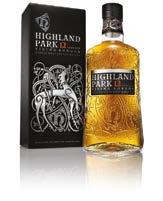 HIGHLAND PARK Highland Park jest produkowana od 1798 roku w jednej z najstarszych destylarni, położonej na wyspie Mainland w archipelagu Orkadów - najdalej na północ wysuniętym regionie Szkocji,