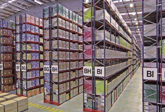 Regały Paletowe 3 Uniwersalny system zapewniający bezpośredni dostęp do każdej palety. 3 Maksymalne wykorzystanie powierzchni magazynowej.