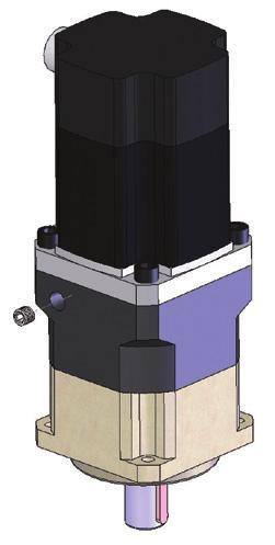 3 Remove the plug on the adapter plate. Rotate the set collar till the bolt is line up.