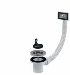 Syfony do zlewozmywaka spusty 131 A33 Spust zlewozmywaka 6/4" z nierdzewnym sitkiem Ø70 A33P Spust zlewozmywaka 6/4" z przyłączem z nierdzewnym sitkiem Ø70