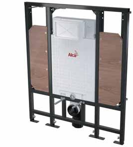 Podtynkowe systemy instalacyjne WC 9 A115/1000 Renovmodul Podtynkowy system instalacyjny do zabudowy ciężkiej 125 mm PODTYNKOWE SYSTEMY INSTALACYJNE WC Oszczędne nastawienie spłukiwania Wysokość