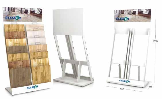 ELEMENTY WEWNĘTRZNEGO OZNAKOWANIA PUNKTÓW SPRZEDAŻY PODŁOGI wkłady do ekspozytorów 14/18 CF612727 Wkład ekspo14/18 LoftCeramaLight CF612728 Wkład ekspo14/18 LoftCerama CF500471 CF500470 Wkład