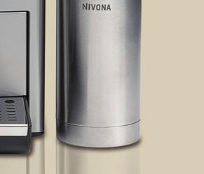 Po użyciu pojemniki na mleko NIVONA można bez problemu umieścić w lodówce.