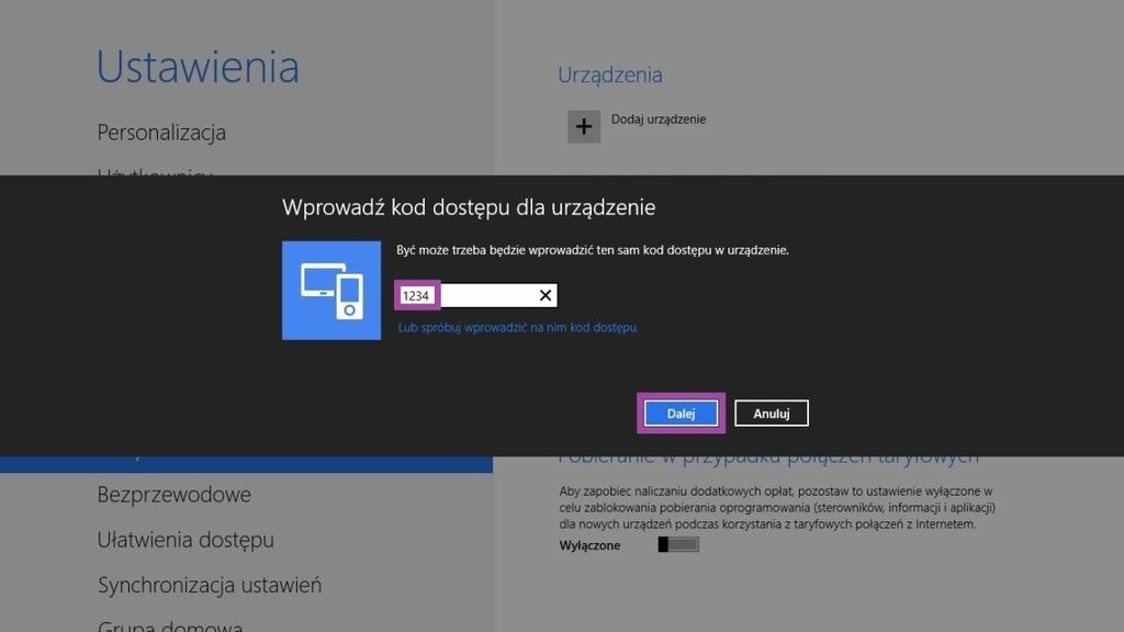 Po chwili pokaże nam się skonfigurowane połączenie z interfejsem diagnostycznym. Następnie należy wrócić do pulpitu.