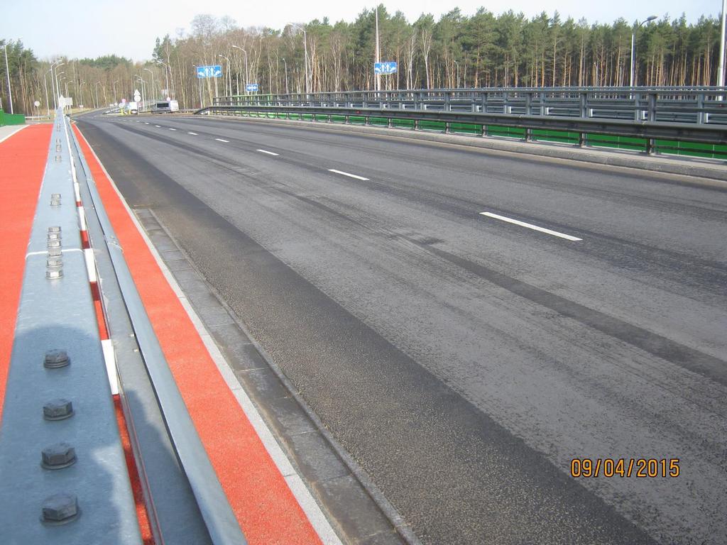 Wiadukt drogowy ad autostradą A 6 węzeł T zewska Rys.