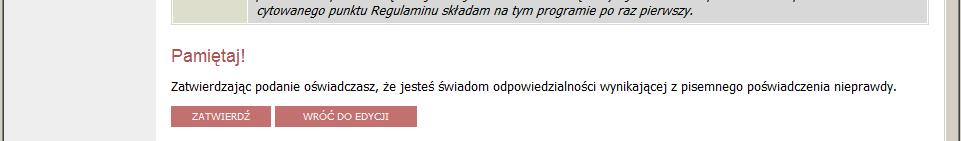 podstawie punktu 7 paragrafu 17 Regulaminu Studiów w UW.