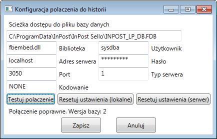 16 8.1.1 Praca jednstanwiskwa Aplikacja instaluje się dmyślnie z knfiguracją d pracy na jednym stanwisku, z bazą histrii umieszczną w katalgu ustawień aplikacji (wskazuje ją ścieżka dstępu d pliku