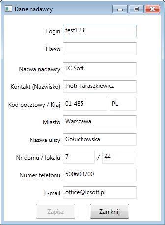 próbie płączenia: 8.