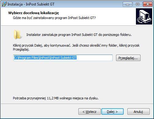 4 P zaakceptwaniu licencji przycisk Dalej >.