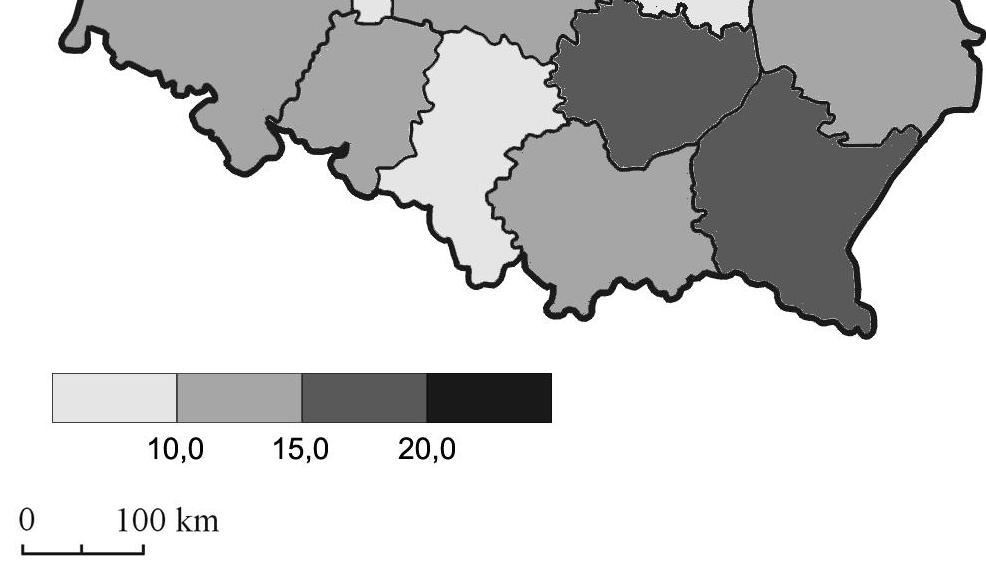 Na przykładzie województwa mazowieckiego i województw z nim graniczących wyjaśnij, w jaki sposób i dlaczego wielkość bezrobocia wpływa na saldo migracji w tych województwach.
