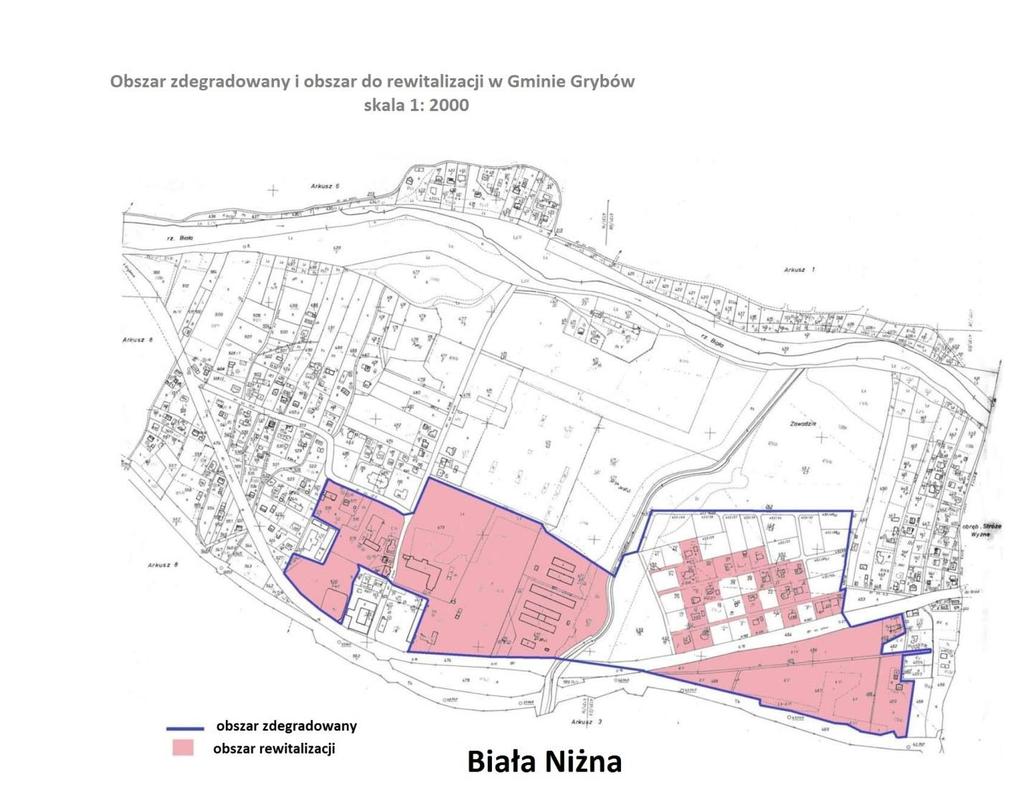 Mapa 2 Obszar zdegradowany i obszar
