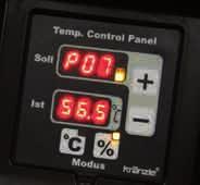 Optyczna kontrola płomienia Ogrzewane olejem urządzenia Kränzle-therm (wyjątek therm CA) są wyposażone w optyczną kontrolę płomienia.